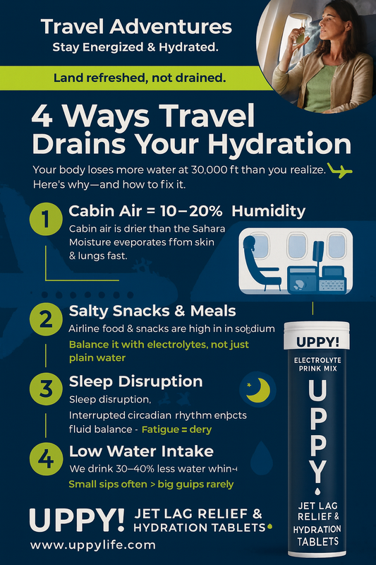How Flying Dehydrates You (And How to Fix It)