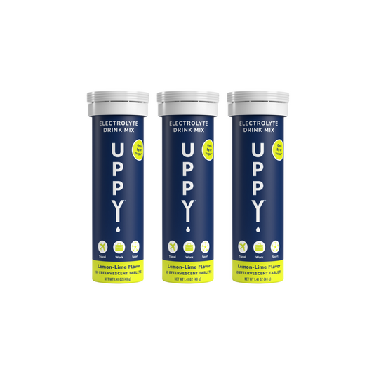 Uppy! Original Electrolyte Tablets 3-Pack β Jet Lag & Daily Hydration