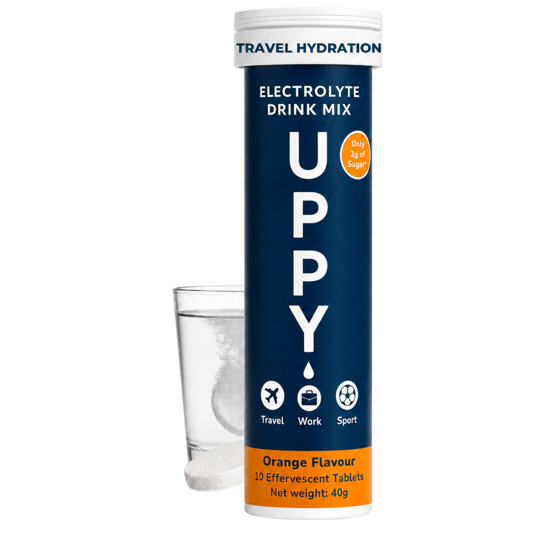 Uppy! Original Electrolyte Tablets 1 Tube – Jet Lag & Daily Hydration