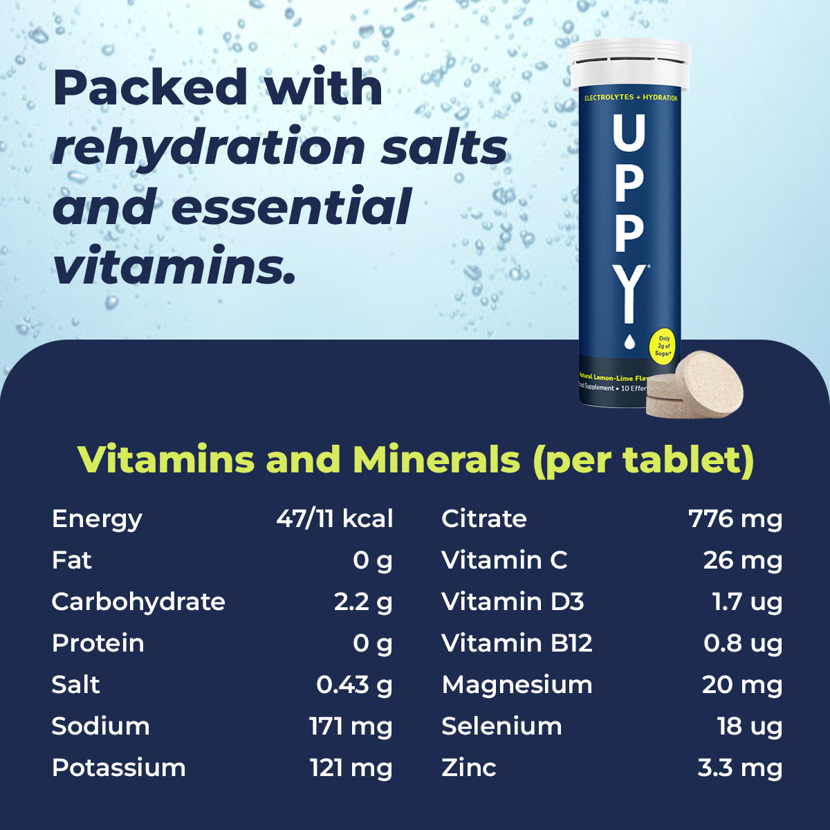 Uppy! 3 Pack (3 Tubes, 30 tablets, 10% savings)