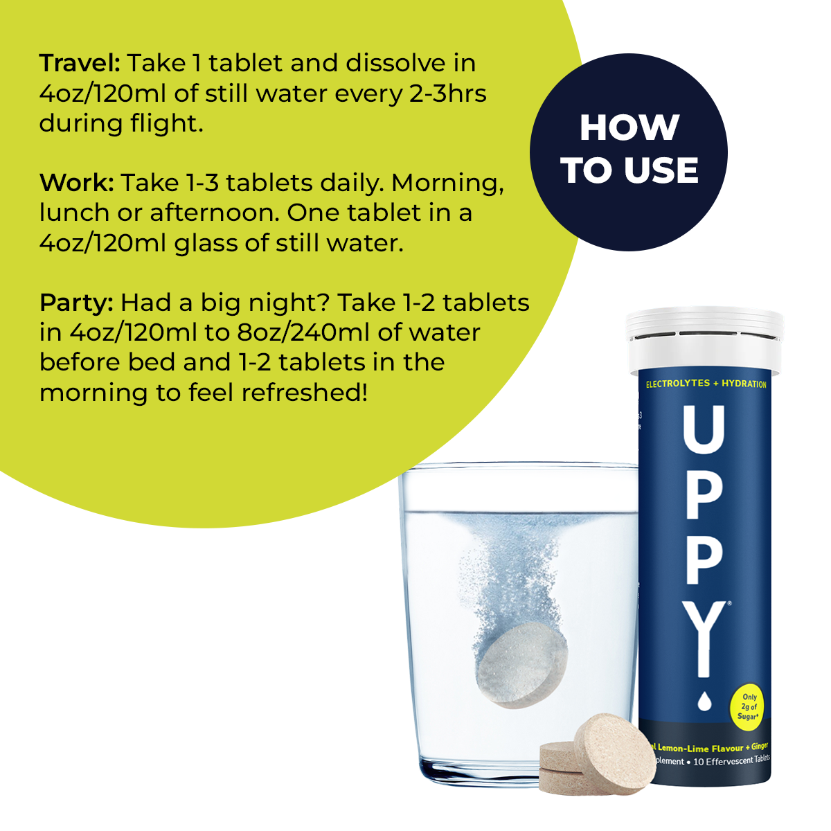 Uppy! 3 Pack (3 Tubes, 30 tablets, 10% savings)