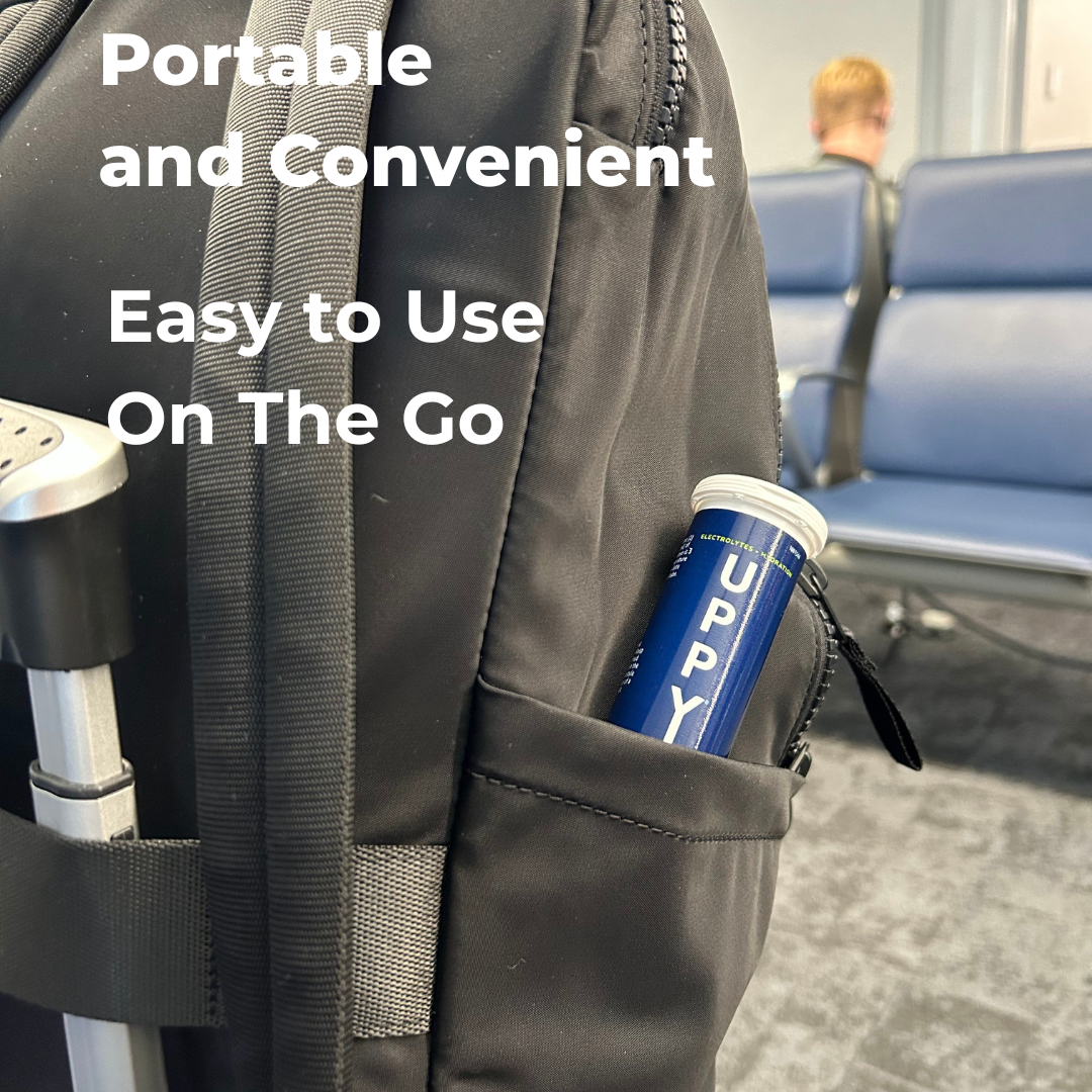 Uppy! Original Electrolyte Tablets 1 Tube – Jet Lag & Daily Hydration