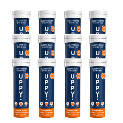 Uppy! Electrolyte Hydration Drink Mix Tablets, 120 Count – Jet Lag & Daily Hydration